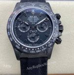 Super Clone Diw Rolex Daytona All Black Carbon Fiber Cal.4130 Watch